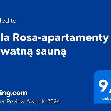 Willa Rosa-apartamenty Z Prywatną Sauną